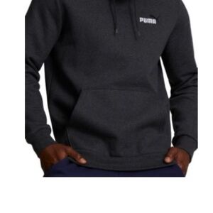 Men's  Puma Embroidered Logo
Fleece Gray Hoodie